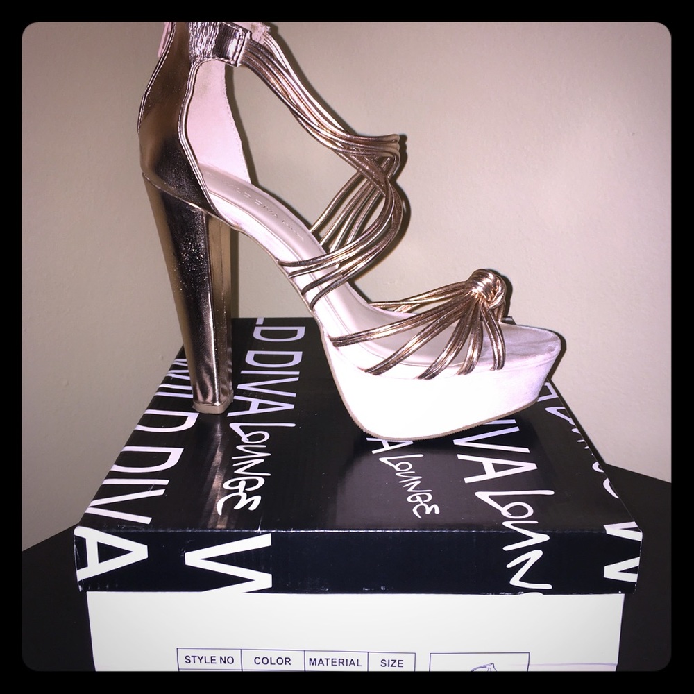 Rose gold heels